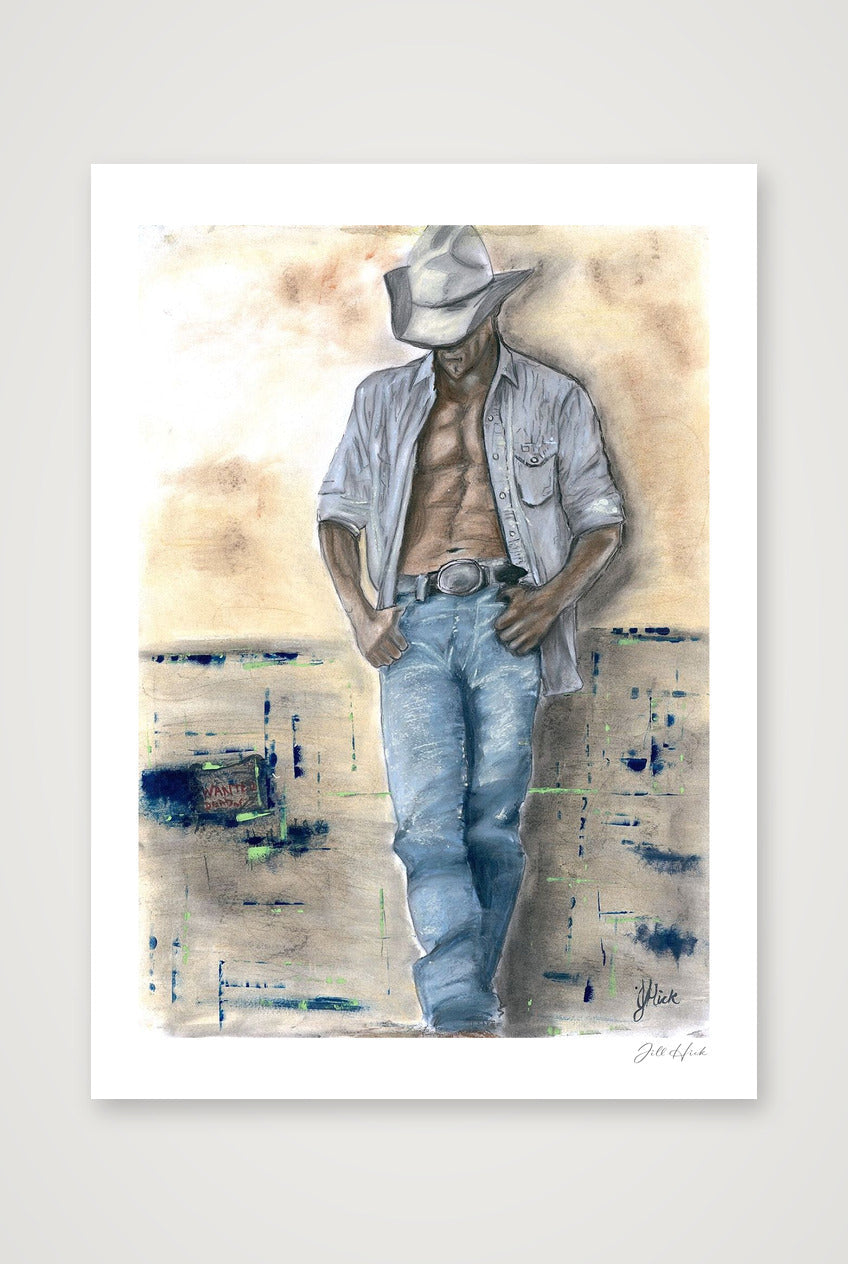 cowboy (2) (1) — 42×59cm, 17×23" Print only