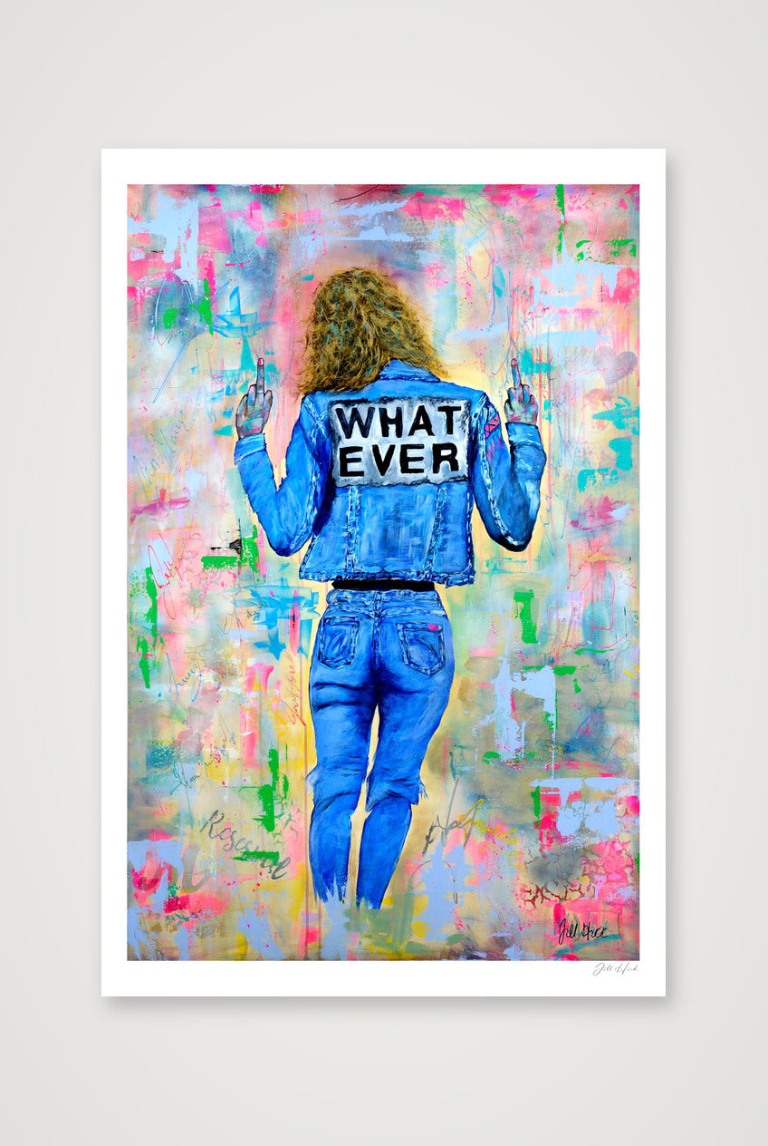 Whatever more contrast — 100×150cm, 39×59" Print only