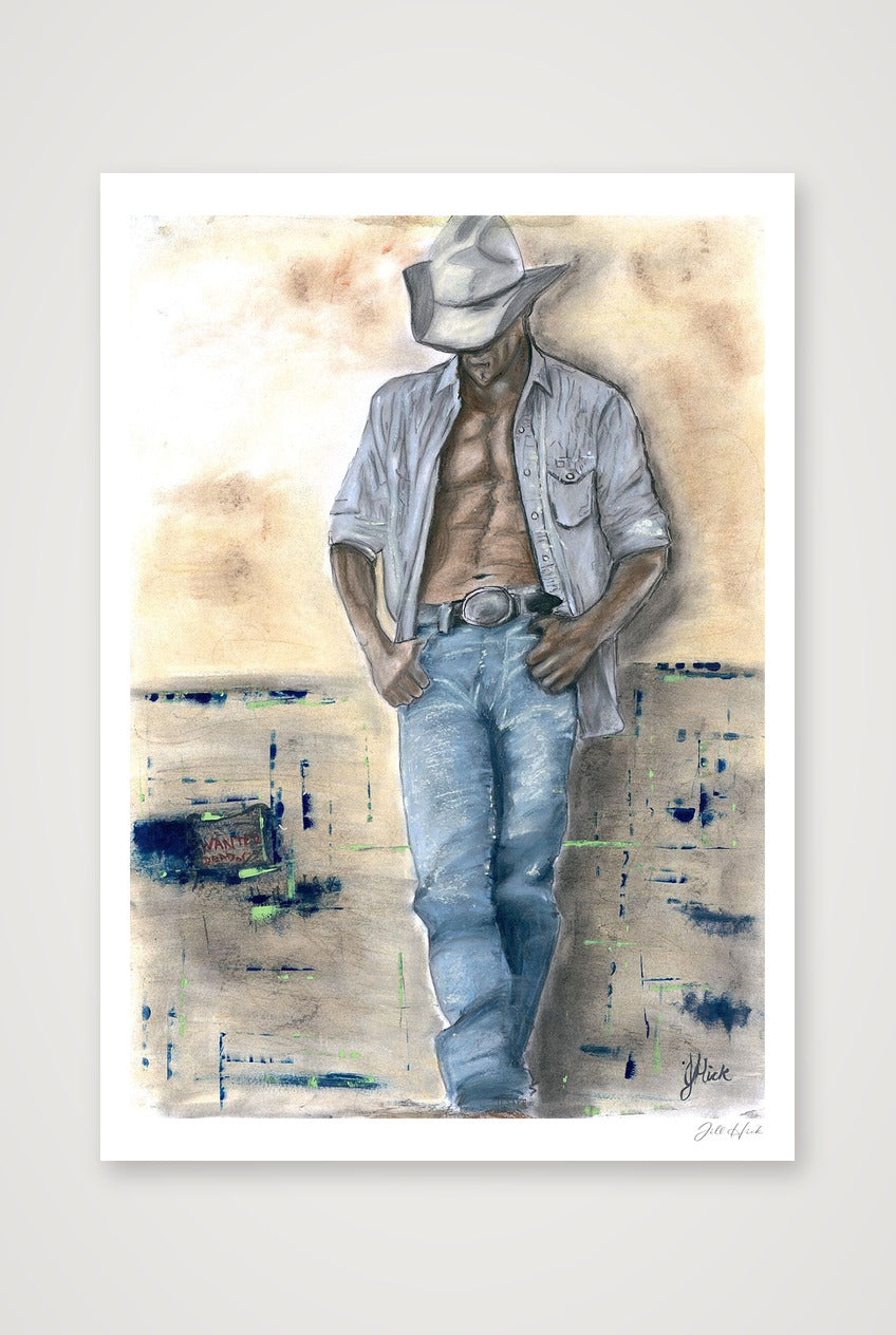 cowboy (2) (1) — 59×84cm, 23×33" Print only